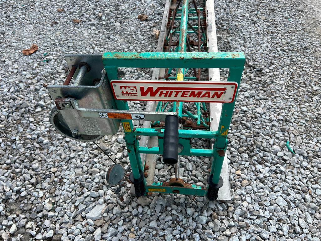 57' Whiteman Multiquip Truss Paving Screed, GS 240 8.0 HP Honda Engine. Located in Mt. Pleasant, IA