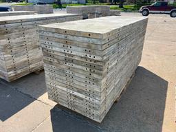 (20) 36" x 8' Smooth AluForms Aluminum Concrete Forms, 6-12 Hole Pattern. Located in Mt. Pleasant,