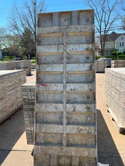 (20) 36" x 8' Smooth AluForms Aluminum Concrete Forms, 6-12 Hole Pattern. Located in Mt. Pleasant,