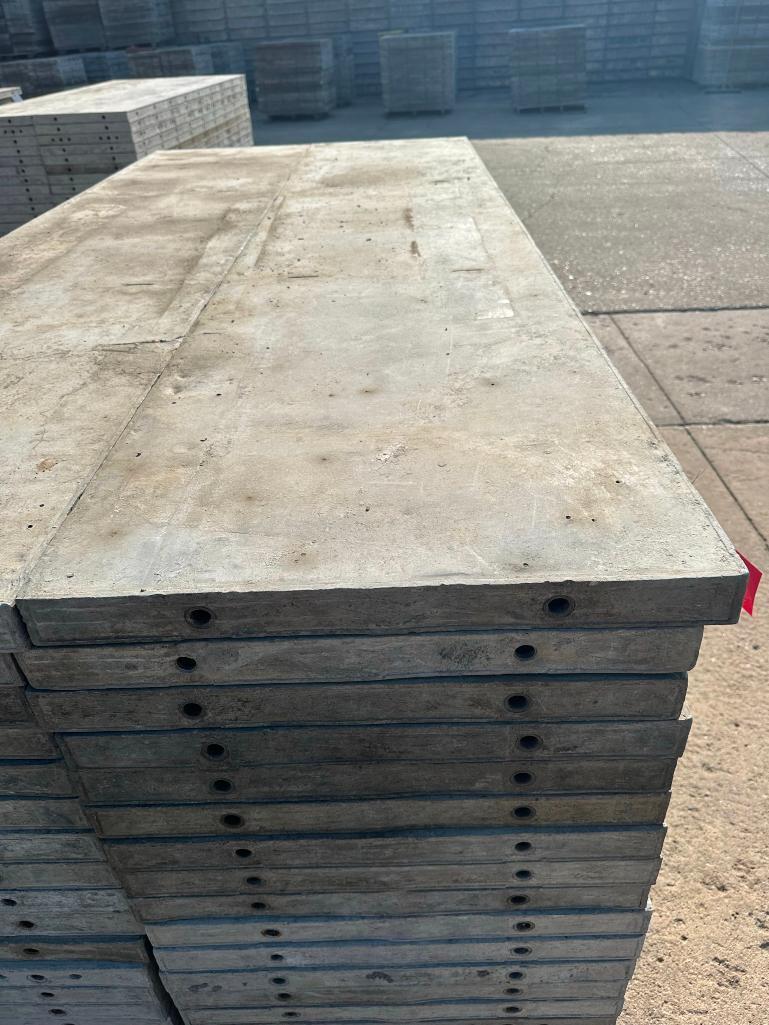 (20) 2' x 9' laydowns Wall-Ties aluminum concrete forms, smooth, 6-12 hole pattern, located in Mt.