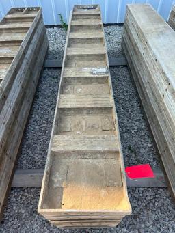 (10) 14" x 8' Wall-Ties aluminum concrete forms, smooth, 6-12 hole pattern, located in Mt. Pleasant,
