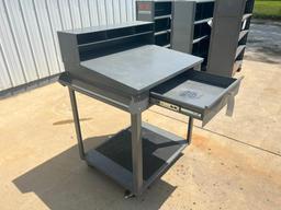 foreman's steel workbench, located in Mt. Pleasant, IA.
