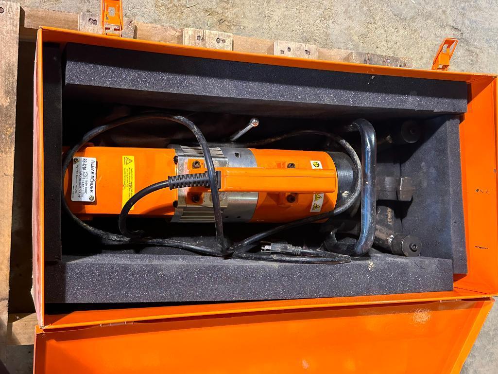 electric hydraulic rebar bender RB-3210, like new