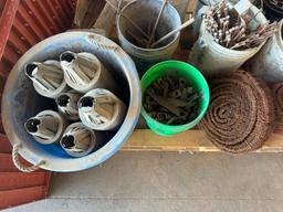 Pallet of Concrete Forming Accessories
