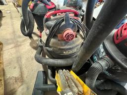 (5) Shop Vacs