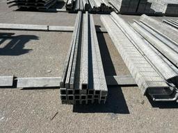 (25) Assored 9' Vertibrick, 6-12 Hole Pattern, Wall-Ties Aluminum Concrete Forms