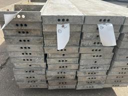 (12) 10" x 8' Smooth, 6-12 Hole Pattern, Wall-Ties Aluminum Concrete Forms