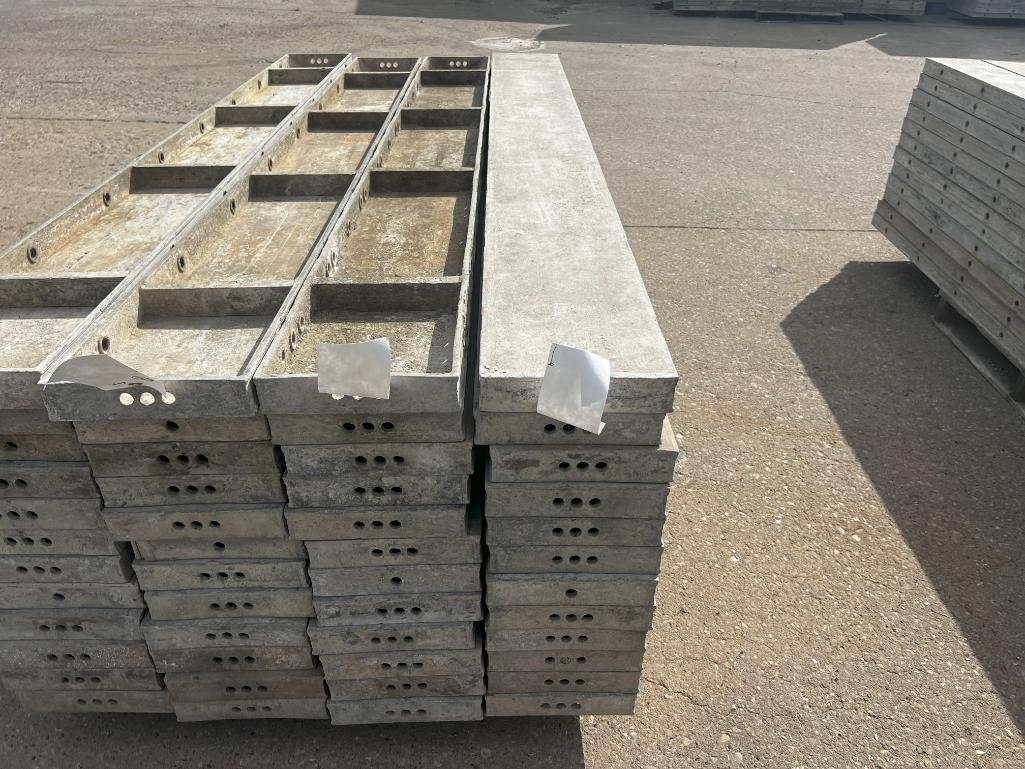 (12) 10" x 8' Smooth, 6-12 Hole Pattern, Wall-Ties Aluminum Concrete Forms