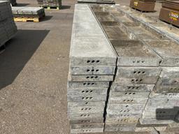 (12) 10" x 8' Smooth, 6-12 Hole Pattern, Wall-Ties Aluminum Concrete Forms