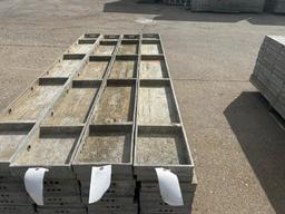 (12) 10" x 8' Smooth, 6-12 Hole Pattern, Wall-Ties Aluminum Concrete Forms