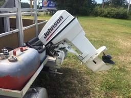 1977 SYLVAN 24 FOOT PONTOON BOAT