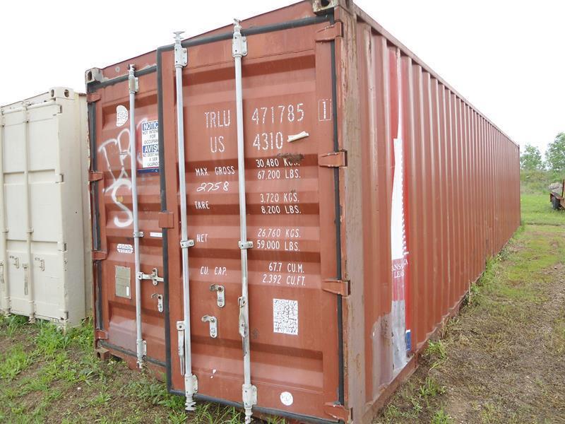 40' SHIPPING/STORAGE CONTAINER