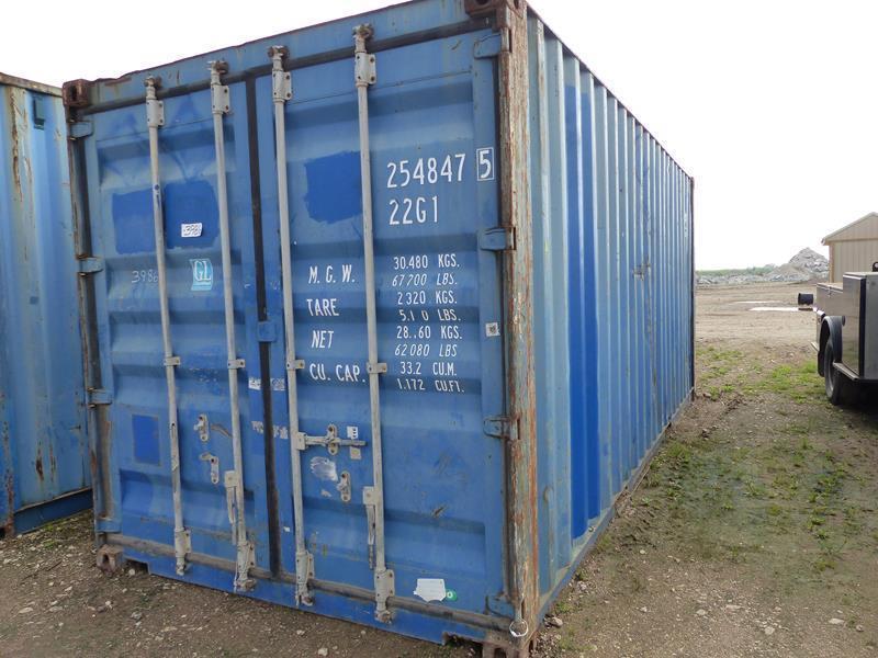 20' SHIPPING/STORAGE CONTAINER