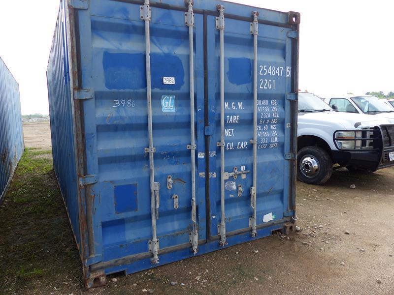 20' SHIPPING/STORAGE CONTAINER