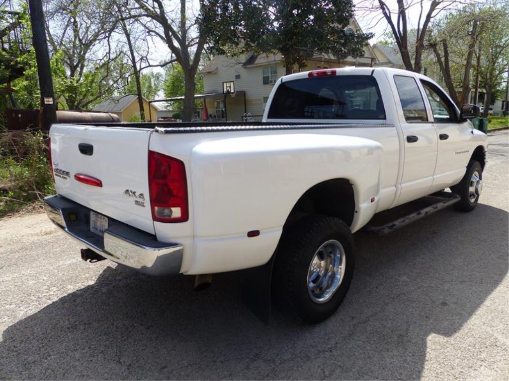 2003 DODGE RAM 3500 SLT DIESEL 4X4 HD CREW CAB