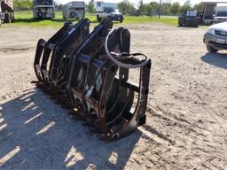 SKID STEER MOUNT HYDR GRAPPLE BUCKET 7'