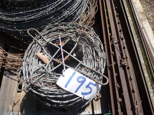 MISC FENCE SUPPLIES, BARBED WIRE ROLL, SMOOTH