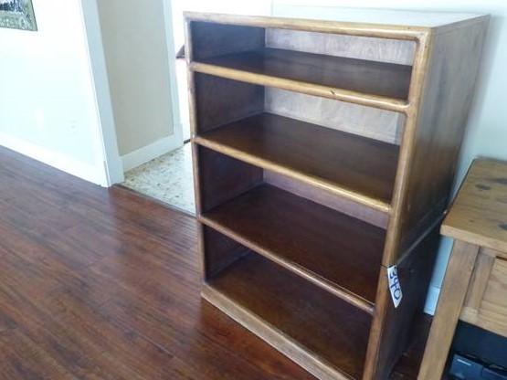 2 CUSTOM MADE OAK BOOKCASES
