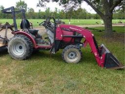 MAHINDRA MAX26XL HST TRACTOR W/FE LOADER