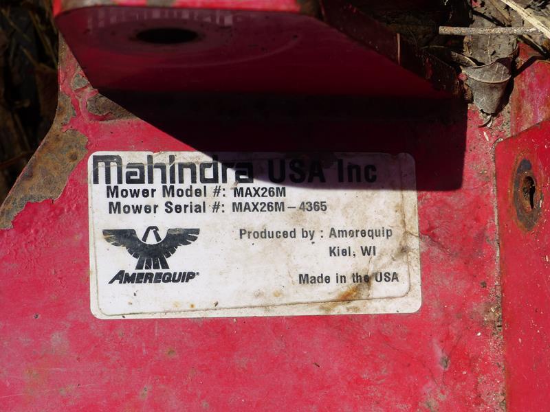 MAHINDRA MAX26XL HST TRACTOR W/FE LOADER