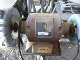 BUFFALO 1/4 HP BENCH GRINDER ON STAND
