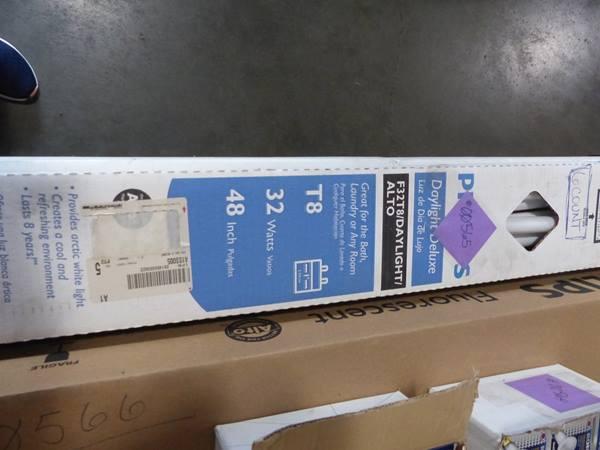 MISC FLUORESCENT BULBS & MISC LIGHT BULBS