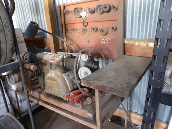 AMCO BRAKE LATHE W/CART