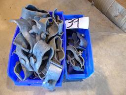 (33) GALVANIZED FENCE PANEL CLAMPS