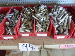 (17) BINS CARRIAGE BOLTS- GRADE 5