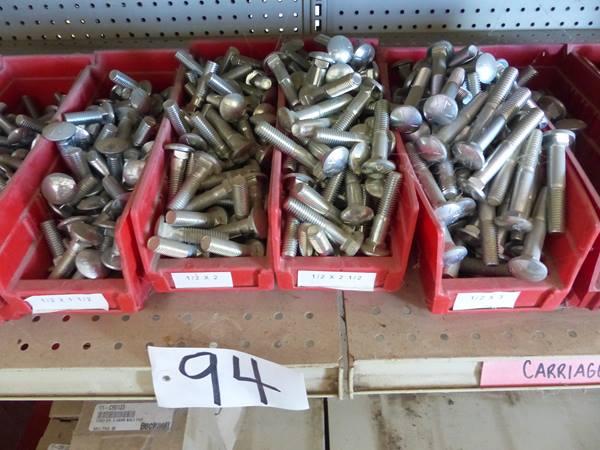 (17) BINS CARRIAGE BOLTS- GRADE 5