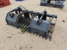 QT SKID STEER 74" ROCK GRAPPLE