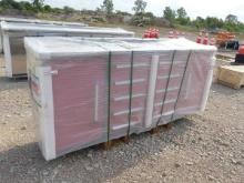 7' - 10 DRAWERS RED WORKBENCH