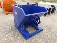 SELF DUMPING BLUE HOPPER