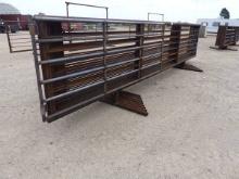 8-24' FREESTANDING PANELS W/12' GATE