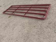 2- 12' 5 RAIL RED WELDABLE GATES
