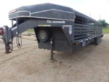 2015 32' X 6' X 8" GOOSENECK CATTLE TRAILER