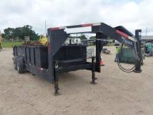 2012 TEXAS PRIDE 16' GOOSENECK DUMP TRAILER