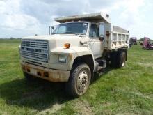 1991 FORD F800 DUMP TRUCK