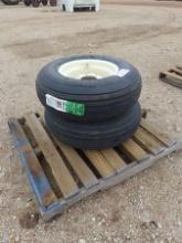 NEW 2-9.5L X 15 IMPLEMENT TIRES MOUNTED