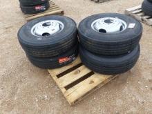 4-235.85  R16 ALL STEEL RADIAL TIRES W/DUALLY RIMS