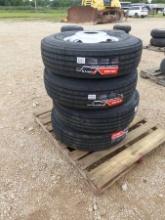 4-235.85  R16 ALL STEEL RADIAL TIRES W/DUALLY RIMS