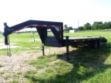 2010 AMERITRAIL 24'X100" GOOSENECK FLATBED TRAILER