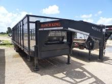2023 RANCH KING  28'X8' GOOSENECK LANDSCAPE TRLR