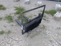 MINI QUICK ATTACH SKID STEER FORK ATTACHMENT