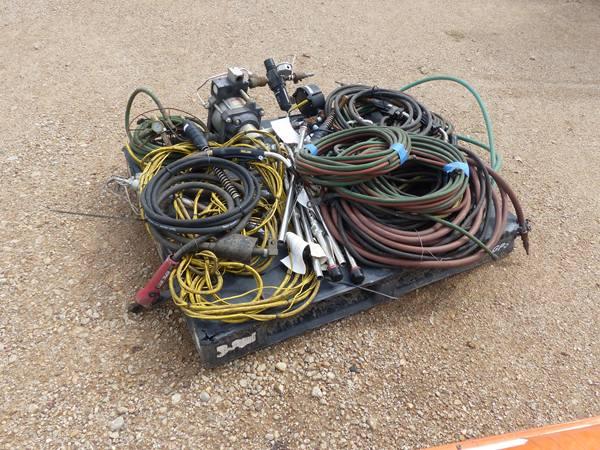 PALLET OF ASSORTED WELDING EQUIPMENT
