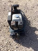 MEGA TWIN TANK AIR COMPRESSOR W/HONDA 5.5 AND HOSE