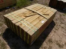 BUNDLE OF 240 PIECES 6' X 6" WOOD FENCE