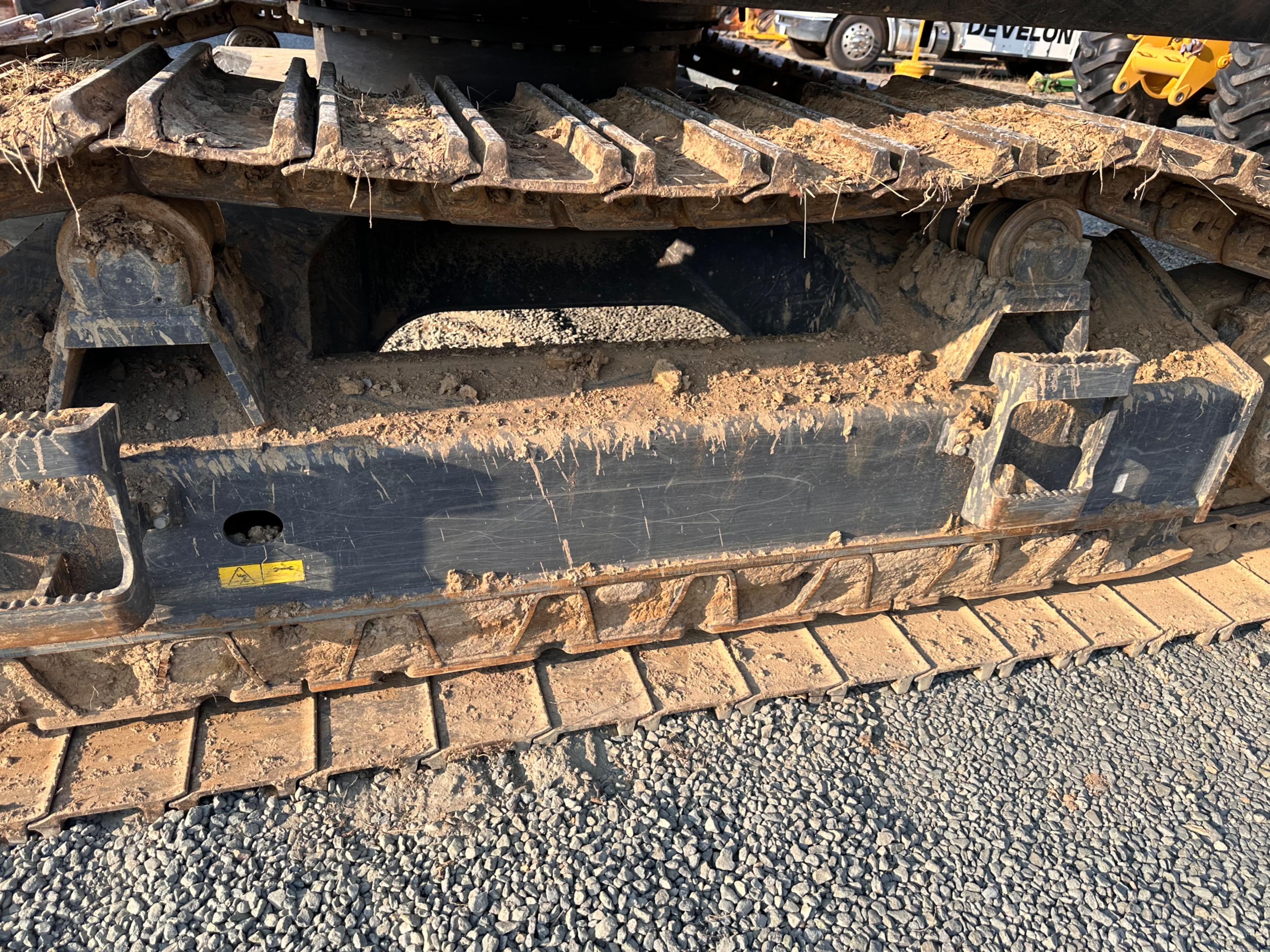 Doosan DX225LL Excavator With Rotodec Grapple Attachment