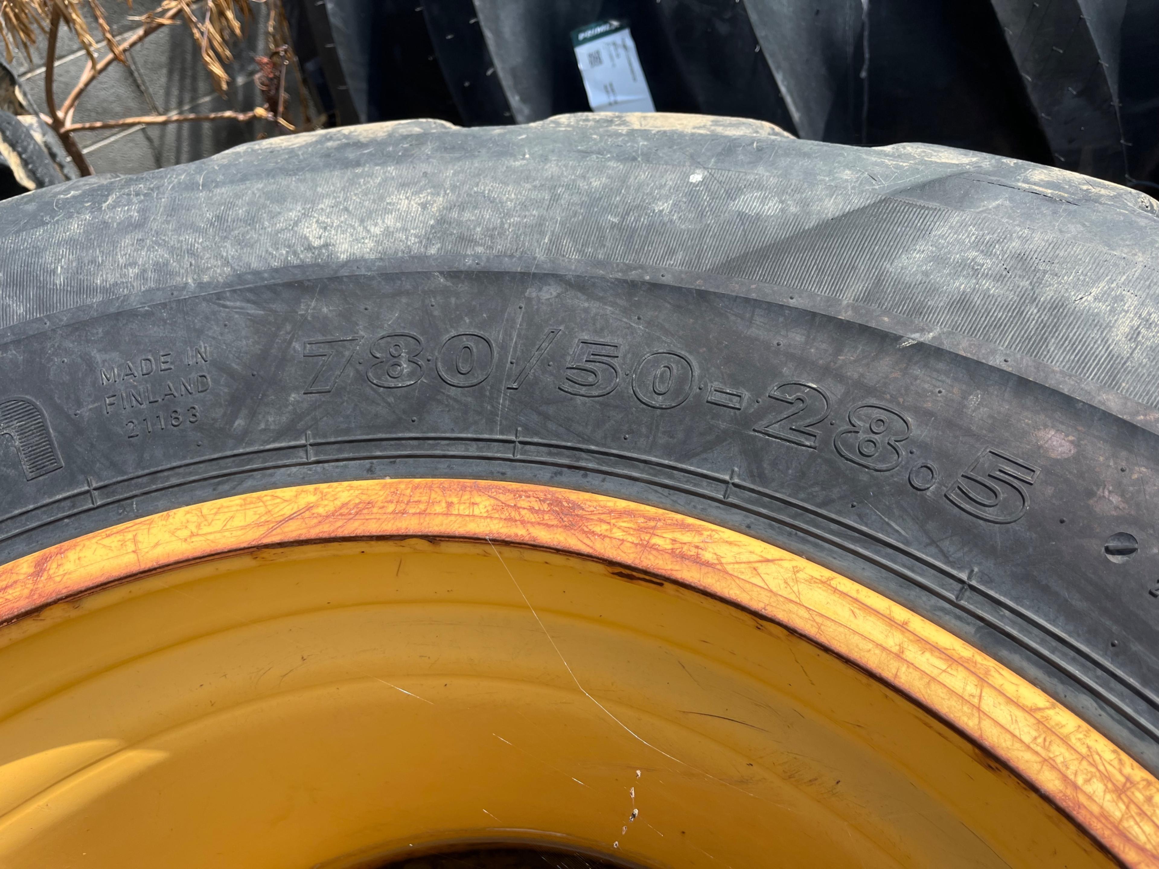 Set of 4 Nokian Forest King F2 780/50-28.5 Wheels and Tires