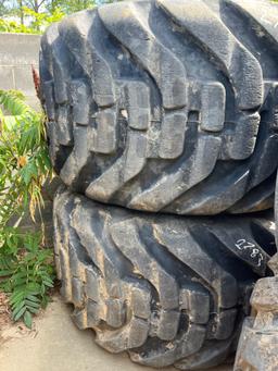 Set of 4 Nokian Forest King F2 780/50-28.5 Wheels and Tires